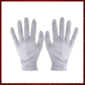 ST818 Droge handen Handling Film Spa -handschoenen Ceremoniële inspectiehandschoenen onderdelen Wit katoenen werkhandschoenen 1 Parenhandschoen
