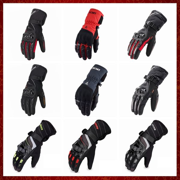 ST869 Écran Tactile Moto Gants Moto Motocross Hiver Thermique Anti-dérapant Moto Étanche Coupe-Vent Équipement De Protection Hommes Femmes