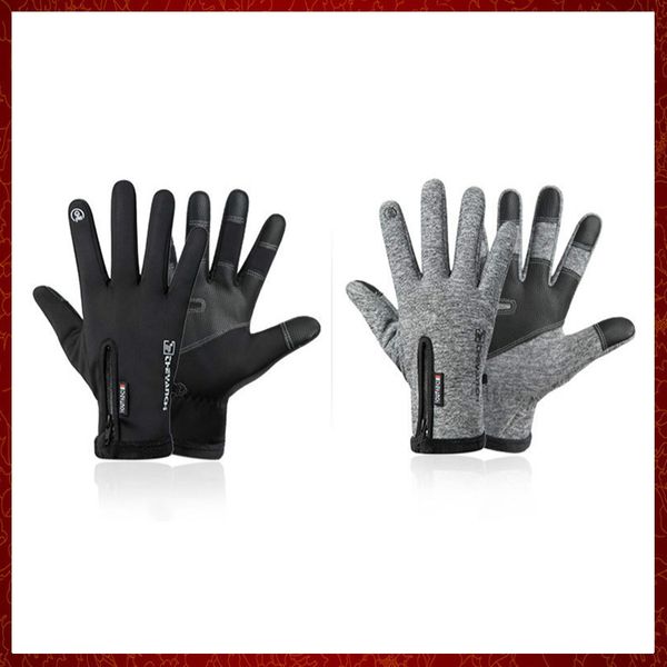 ST877 Hiver Chaud Écran Tactile Gants De Moto pour Ski Imperméable À L'eau Cyclisme Fluff Gants Chauds Temps Froid Coupe-Vent Motos Gants