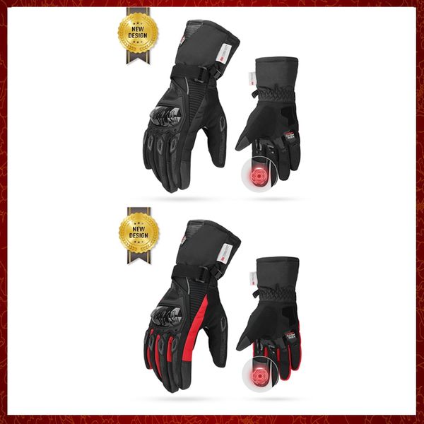 ST880 Grande vente Moto hiver gants écran tactile Moto gants imperméables Moto hommes cyclisme protection tutélaire gant XL XXL