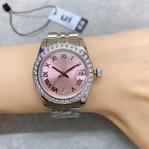 ST9 acier Sheel diamant cadran 31/36mm automatique mécanique dames montres jubilé bracelet saphir mouvement femmes montres