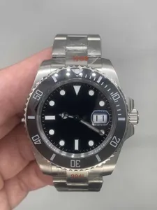 ST9 Bekijk roestvrijstalen zwart blauw Batman keramische bezel Sub Lumineuze luxe heren Mechanische automatische beweging GMT Zelfwindende mannen horloges polshorloges