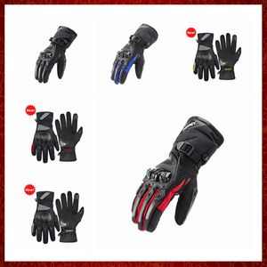 ST931 guantes de invierno de algodón para Moto, guantes impermeables para motociclista, guantes térmicos para motocicleta para hombres y mujeres, M-XXL con pantalla táctil