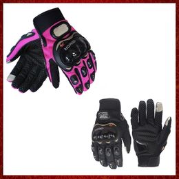 ST95 Rose Femmes Moto Écran Tactile Gants Motocross Doigt Complet Gants D'équitation D'été Brethable Luva Vélo Gants De Cyclisme