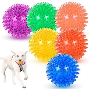 Steek PET PUNKY PUNKY BALL Soft Dog Toys Puppy Funny Interactive Chew TPR speelgoed voor honden die resistent zijn tegen bijt reinigende tanden training rubber huisdieren benodigdheden s s s s s s s s s