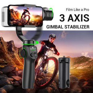 Stabilizers 3 Axis Gimbal Stabilizer for Smart Phones APP supported Face tracking Wheel Zooming Auto S Panoramic P os 231216