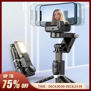 Stabilisatoren 360 rotatie na opnamemodus Gimbal-stabilisator Selfie Stick-statief voor iPhone Telefoon Smartphone Live P ography 231206