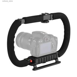 Stabilisateurs Action stabilisateur grip flash support poignée accessoire vidéo professionnel pour DSLR DV caméra caméscope smartphone Q240320