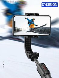 Стабилизаторы DYKESION Официальный селфи-палка Gimbal Phone 6-осевой для смартфонов iPhone Redmi Samsung Ручной стабилизатор Q231116