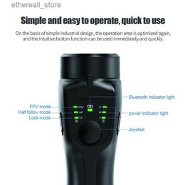 Estabilizadores F8 Handheld 3-Axis Gimbal Soporte para teléfono Estabilizador de grabación de video antivibración para iPhone Teléfono celular Smartphone Q231117