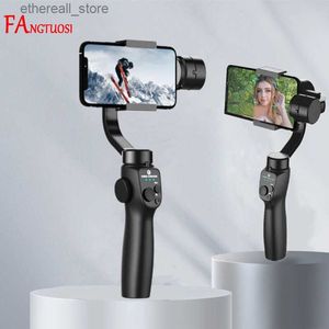 Stabilisateurs FANGTUOSI F10 nouveau 3 axes pliable Smartphone portable cardan téléphone portable enregistrement vidéo Vlog stabilisateur pour iPhone 14 Q231116