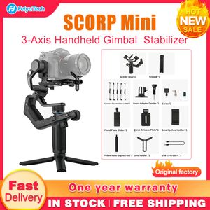 Stabilisatoren FeiyuTech SCORP Mini 3 Axis Handheld Alles-in-één Gimbal-stabilisator voor GoPro Smartphone Mirrorless Camera G6 Max Upgrade 230927