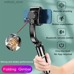 Stabilisateurs FGCLSY 2023 nouveau stabilisateur de joint universel selfie stick trépied pliable sans fil avec monopode d'obturation Bluetooth adapté pour iOS Android Q240319