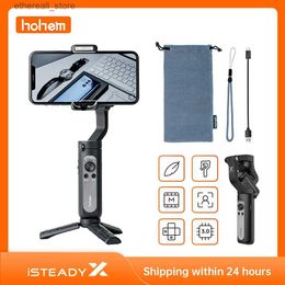 Stabilisateurs Hohem iSteady X X2 XE Smartphone cardan 3 axes stabilisateur de poche téléphone Selfie bâton trépied pour iPhone 13 Pro Max Q231116