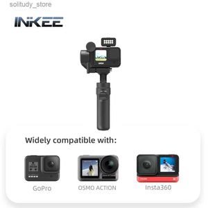 Stabilisateurs INKEE FALCON Plus caméra d'action stabilisateur de joint universel portable OSMO Insta360 Hero 11 10 9/8/7/6 3 axes amortisseur sans fil Q240319