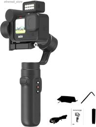 Stabilisatoren INKEE Falcon Plus Handheld Gimbal-stabilisator Anti-Shake met statief Verticaal/horizontaal time-lapse voor GoPro11/10/9/8/7/6/5 Q231116