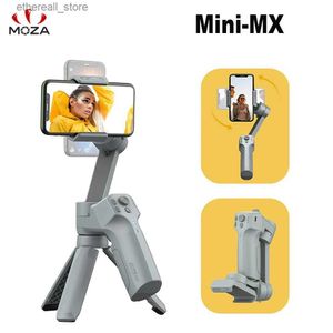 Stabilisateurs MOZA mini-mx 3 axes Smartphone cardan stabilisateur de poche Vlog Youtuber vidéo en direct pour téléphone portable Iphone//Q231116