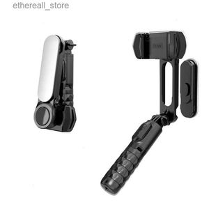 Stabilisateurs Q09 stabilisateur de poche Bluetooth Selfie bâton trépied lumière LED remplissage VLOG téléphone portable PTZ Anti-secousse Support de diffusion en direct Q231116