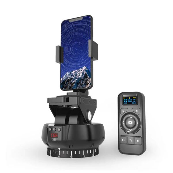 Stabilisants Selfie Wireless Electric Phone Phone Camera Stabilizer Stabilising 360 degrés Smart Face Tracking DV Camera Swivel