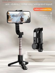 Stabilisateurs Stabilisateur de joint universel rotatif à 1 axe avec télécommande sans fil utilisé pour le smartphone mobile anti-secousse vidéo et prise de photo selfie stick Q240319