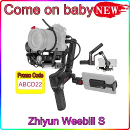 Stabilisants Zhiyun Weebill S 3axis Handheld Gimbal Image Transmission Stabilisateur pour vidéo en direct Vlog Mirrorless Camera