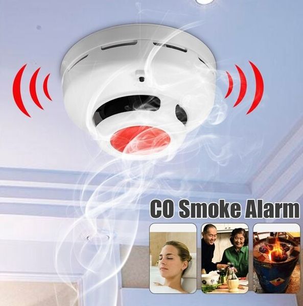 Détecteur de fumée CO haute sensibilité à combinaison autonome stable de monoxyde de carbone et d'alarme de fumée pour la sécurité à domicile