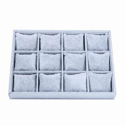 Stapelbare 12 Girds Jewelry Trays Storage Tray Showcase Display Organizer LXAE Watch Boxes Cases2035