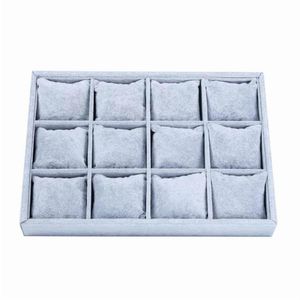 Stapelbare 12 Girds Jewelry Trays Storage Tray Showcase Display Organizer LXAE Watch Boxes Cases184E