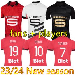 Stade Rennais 23 24 maillots de football Rennes maillot de foot 2023 2024 Version joueur KALIMUENDO TERRIER Guirassy AGUERD KALIMUENDO BOURIGEAUD TRAORE maillots de football