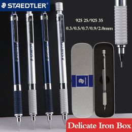 Staedtler Mécanique crayon 925 25/35 Metal Barrel Bas Center Gravity 0,3 / 0,5 / 0,7 / 0,9 mm Drawing professionnel Sketting 240417