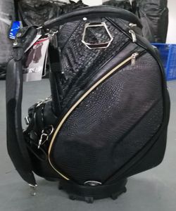 Staff Golf Bag 2019 Nieuwe stijl Crocodile Patroon Ti CB914 Golf Caddy Bag 9quot in Black OEM Beschikbaar6120277