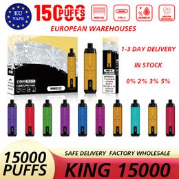 Stag Bar King 15000 Puff 15k E Cigarette Mesh Bobine Randm Disposable Vape Pen Dispositif Rechargeable 10 FLAVORS VAPOR VAPORZER BAR AL FAKHER
