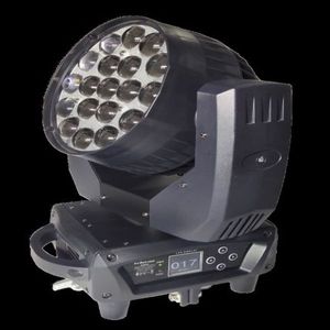 Lumières de faisceau d'étape RGBW 19X15W puissance LED lumière principale mobile 4in1 barre de lavage de tête d'éclairage de zoom