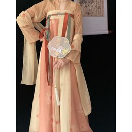 Stage Kostuum Traditioneel Chinees Kostuum Hanfu Pak Women Chic Gedrukte Fairy Xiezong Cosplay Cosplay Cosplay Cosplay Oude Oosterse stijl Princess Kostuum