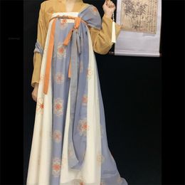 Costume de scène xiezong costume traditionnel chinois Hanfu Suit femmes chic costume de fée imprimé costume costume de style oriental ancien costume princesse