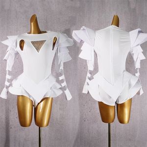 Trajes de escenario Mujer Nightclub Jumpsuit GOGO Dance Body DJ Leading Dance Rave Ropa Cantante Stage Wear BL20 220812