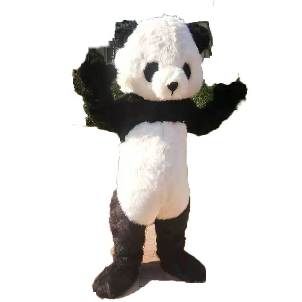 Stage Fursuit Panda mignon Costumes de mascotte Carnaval Hallowen Cadeaux Unisexe Adultes Fancy Party Games Outfit Holiday Celebration Cartoon Character Outfits