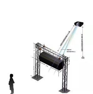 Iluminación de escenario Pantalla de proyección 3D Pantalla de niebla de agua para negocios de alquiler