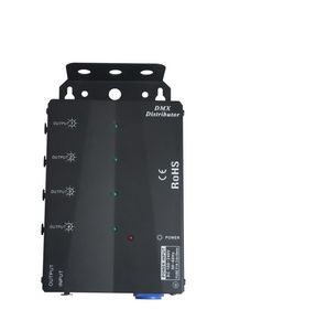 Stageverlichting vierweg DMX 4DXH-distributeur met één input