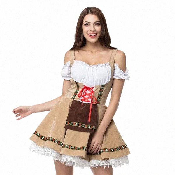 Performance sur scène Beer Girl Dr Cosplay Costumes Maid Outfit pour Halen Party Love Live Cosplay O99Y #