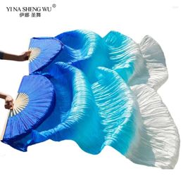 Wear 1pair 1pc imitation Silk Belly Dance Veil Fans bambou côtes