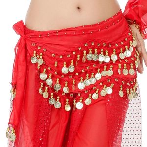 Wear 1pcs Belly Dance Belt for Thailand / India / Arab Dancer Jirt Sexy Tassels Sequins Chain Chain Hip Scarf Women Show Show Costumes