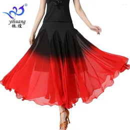 Stage Wear 1pcs/Lot Woman Fashion Gradiente Color de baile de baile de baile de baile Lady Waltz