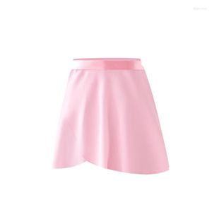 Stage Wear 2023 Volwassen ballet dance rok vrouwen chiffon tutu meisjes gymnastiek wrap bailarina dansenjurk