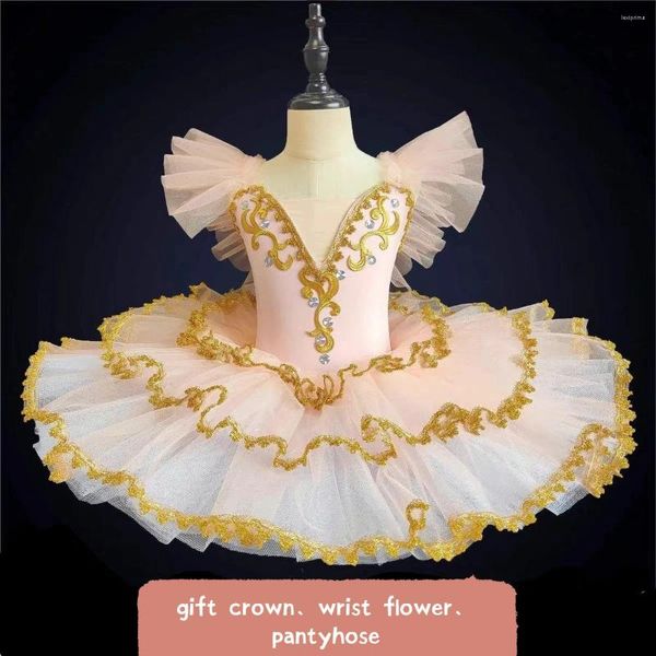 Stage Wear 2023 dans Swan Lake Ballet Vêtements Enfants Justaucorps de gymnastique pour filles Femme Justaucorps Danse du corps