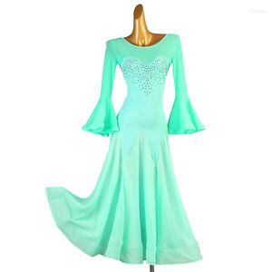Wear 2023 Femme Ballroom Waltz Modern Dance Robe Competition Standard Dancing Clothes MQ388