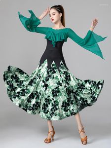 Stage Wear 2023 femme danse moderne robe Performance National Standard compétition valse Costumes AS7148
