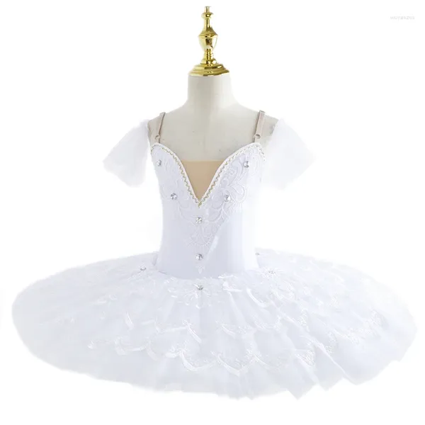 Stage Wear 2024 Adulte Enfants Professionnel Ballet Tutu Fleur Filles Ballerine Robe Vêtements De Fête Enfant Swan Lake Costume De Danse Pour Les Femmes