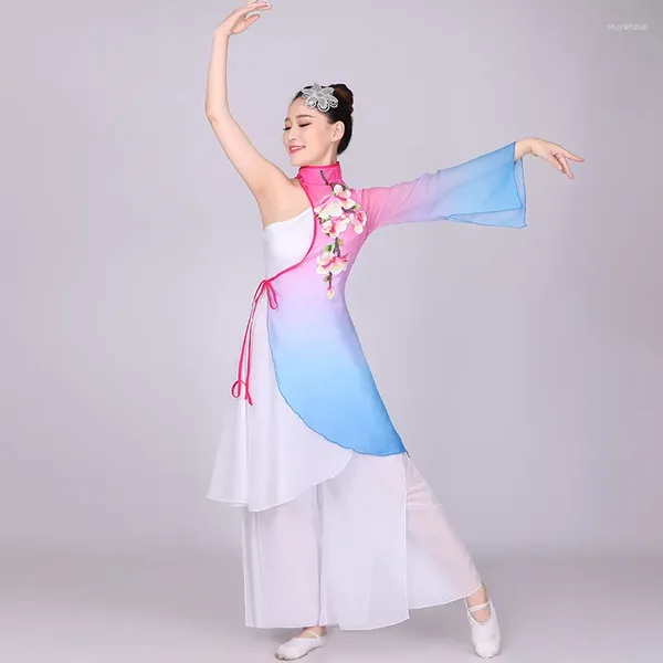 Stage Wear 2024 Performance de danse nationale classique adulte femme élégante costume folklorique chinois