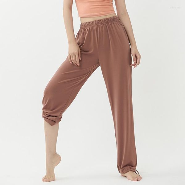 Stage Wear 3 couleurs Ballet Dance Pants Femmes Soft Dancer Practice Cordon Moderne Lyrical Dancewear Costume Classique JL4422